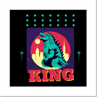 King of monster,The great monster of world Posters and Art